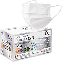 Amazon.co.jp： 【日本製マスク】 前田工繊 スプリトップ 不織布三層マスク 50枚入×1箱: ドラッグストア