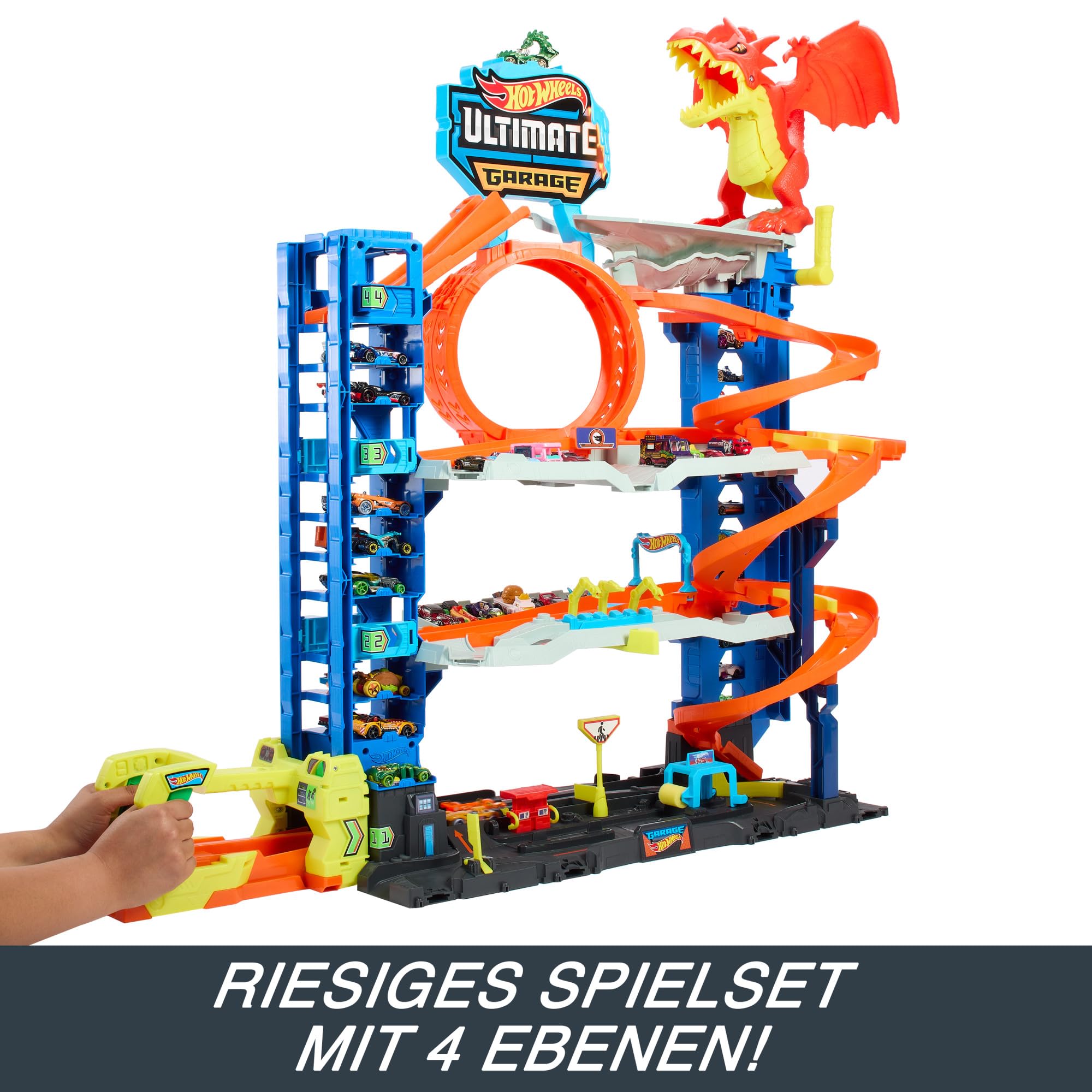 spielzeug für 4 jährige jungen Mua HOT WHEELS Ultimative Garage - Mehrere Ebenen Parkgarage, 3ft hoch