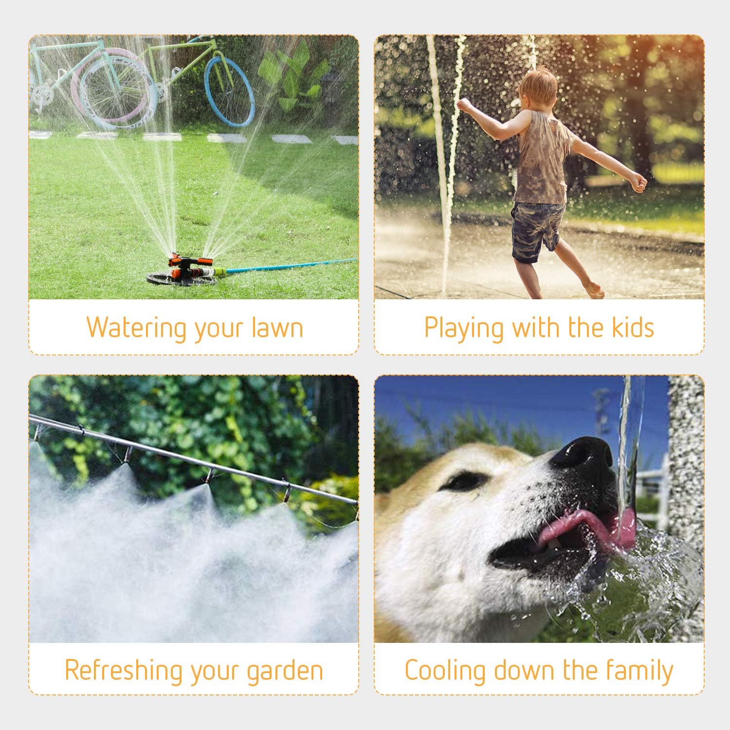 VIVOSUN Watering Timer, Solar Powerd Garden Hose Faucet Timer, Huge LCD Display Screen, Big Comfortable Buttons, Smooth and Concise Oval Design : Garden & Outdoor