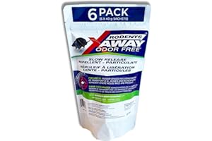 Rodents Away Odor Free 6-Pack, Slow Release Mouse Repellent