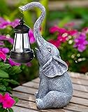 Goodeco Elephant Statue for Garden Decor with Gift