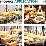 YJINGRUI Commercial Food Heat Lamp 250W Infrared Warmer Adjustable Height view 7