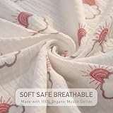 Soarwg Kids Muslin Swaddle Blanket Pack of 3 95 x 100 cm Unisex view 3