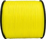 Web-tex Paracord Reel 100m 3mm 70kg 330ft Yellow Durable Polypropylene view 5