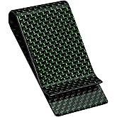 SERMAN BRANDS Carbon Fiber Money Clip for Men – Slim RFID Money Clip Wallet, Minimalist Front Pocket EDC Wallet Cash Holder & Credit Card Holder -100% Real Carbon Fiber Wallet