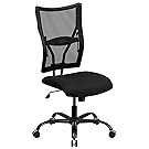Flash Furniture HERCULES Series Big & Tall 400 lb. Rated Black Mesh Executive Swivel Chair