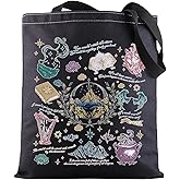 G2TUP Bookish Readers Canvas Tote Bag Books Gift Night Bookworm Shoulder Bag Book Lover Merch