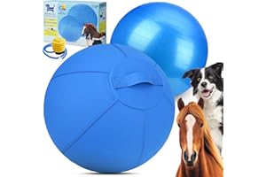 BUGARORE Herding Ball for Dogs and Horses - Complete Set | Medium Dog Toys, Herding Ball for Cattle Dogs, Horse Toys, Australian Herding Ball Medium