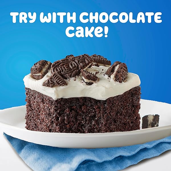 BETTY CROCKER OREO CREME FLAVORED WHIPPED FROSTING, GLUTEN FREE FROSTING, 12 OZ