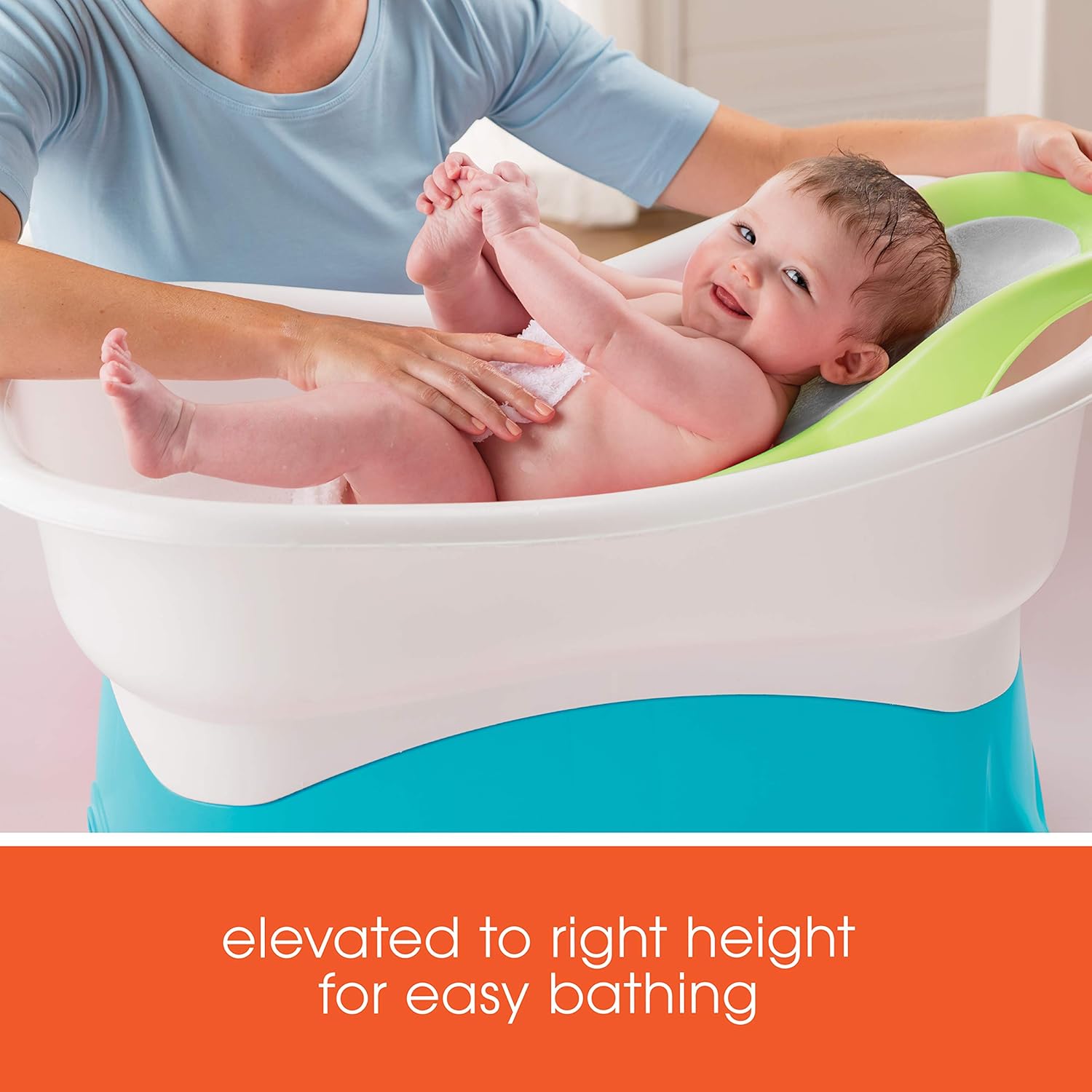 comfort height baby bath tub