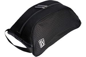 VINTAGE REPERTORY PGA TOUR Genuine Lightweight Golf Shoe Bag Sports Shoes Case Black