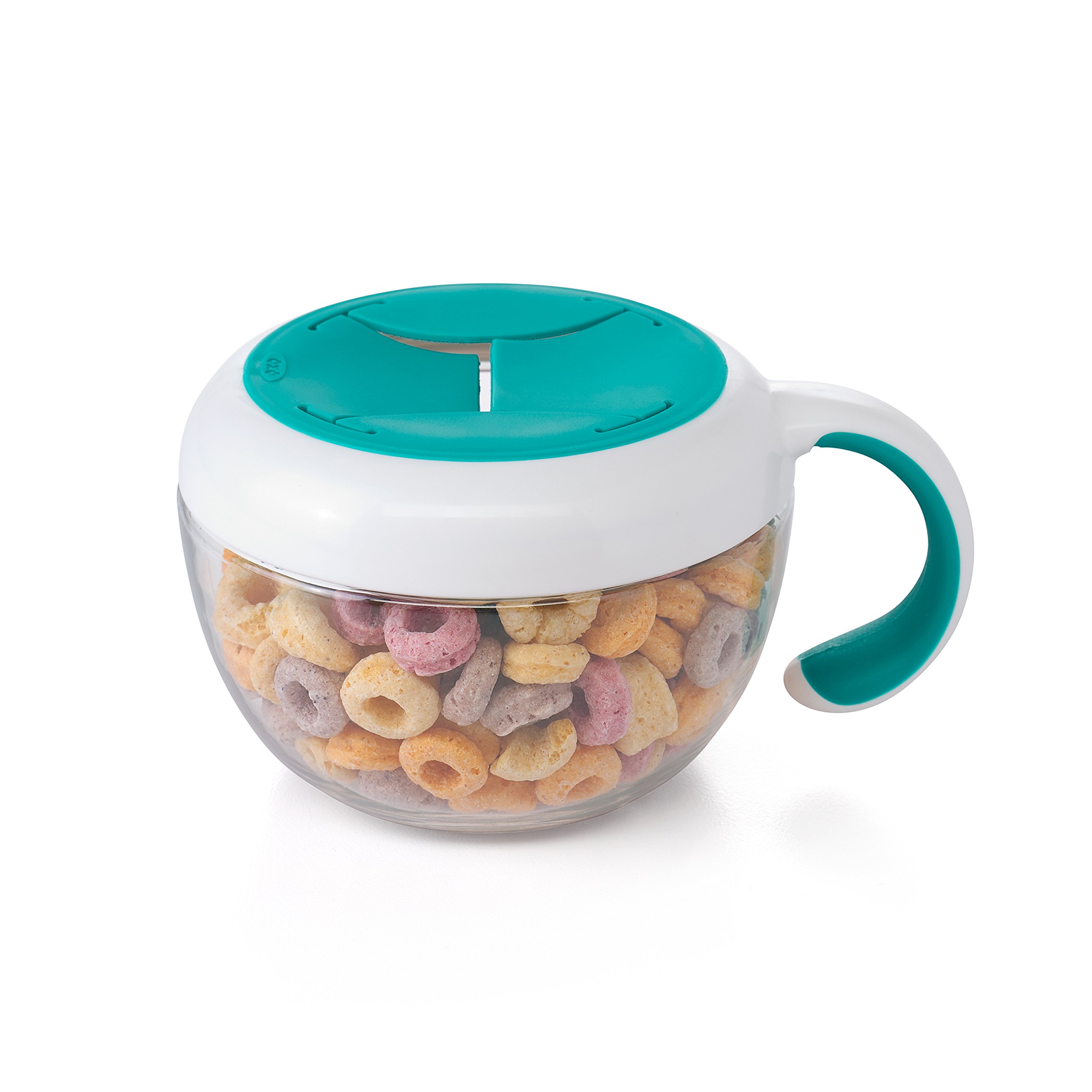 OXO 61132000 Tot Flippy Snack Cup With Travel Cover - Teal