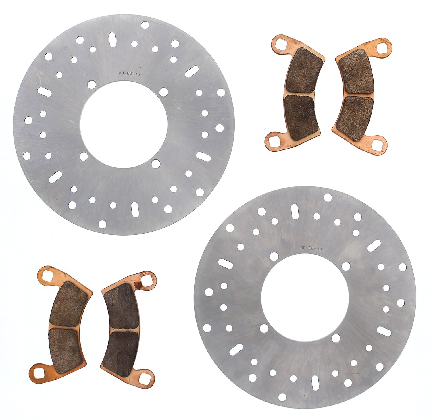 Race Driven Front Brake Rotors Disc & Brake Pads for