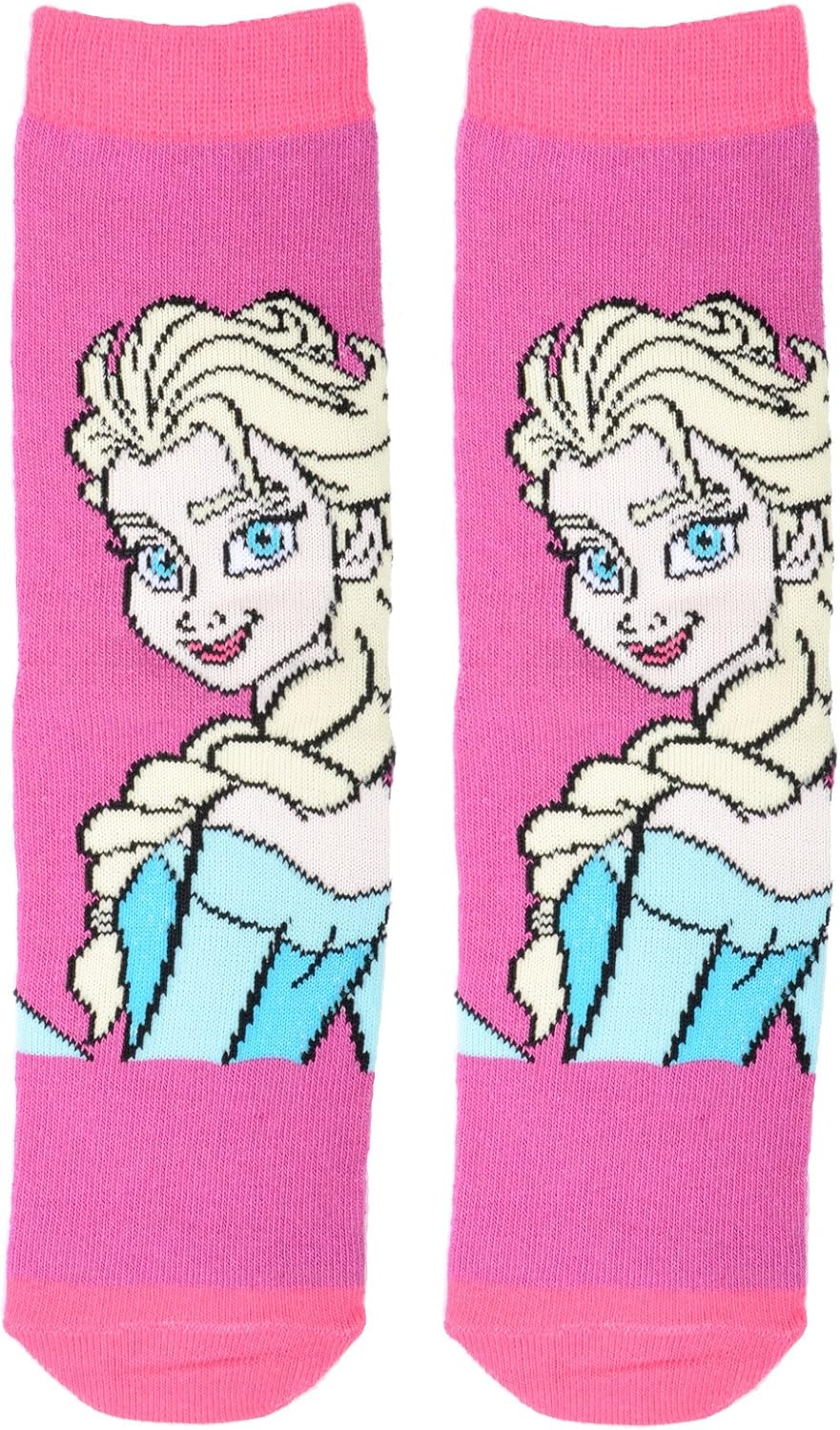 Childrens Disney Frozen Socks Anna Elsa Olaf Girls Cotton Gift Elsa