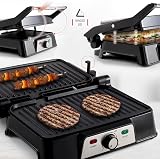 NETTA Panini Maker & Health Grill 2 Slice 1500W Non-Stick Plates Fat Tray view 4