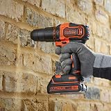 BLACK+DECKER 18 V Cordless 2-Gear Combi Drill Kitbox 2x1.5Ah Batteries view 2