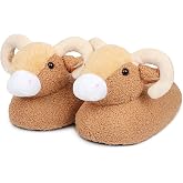 Aopuro Women Animal Slippers Cute Plush House Shoes Warm Novelty Cartoon | Slippers Gifts for Birthday Christmas
