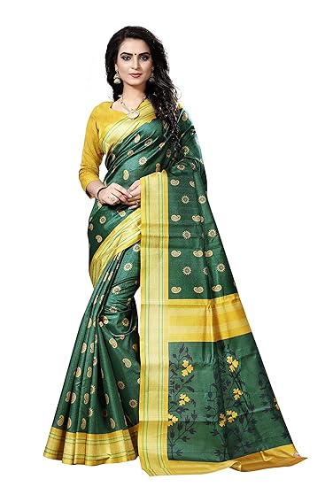 Amazon khadi silk saree Clearance