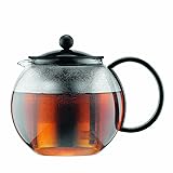Bodum 34oz Assam Glass Tea Press with Stainless