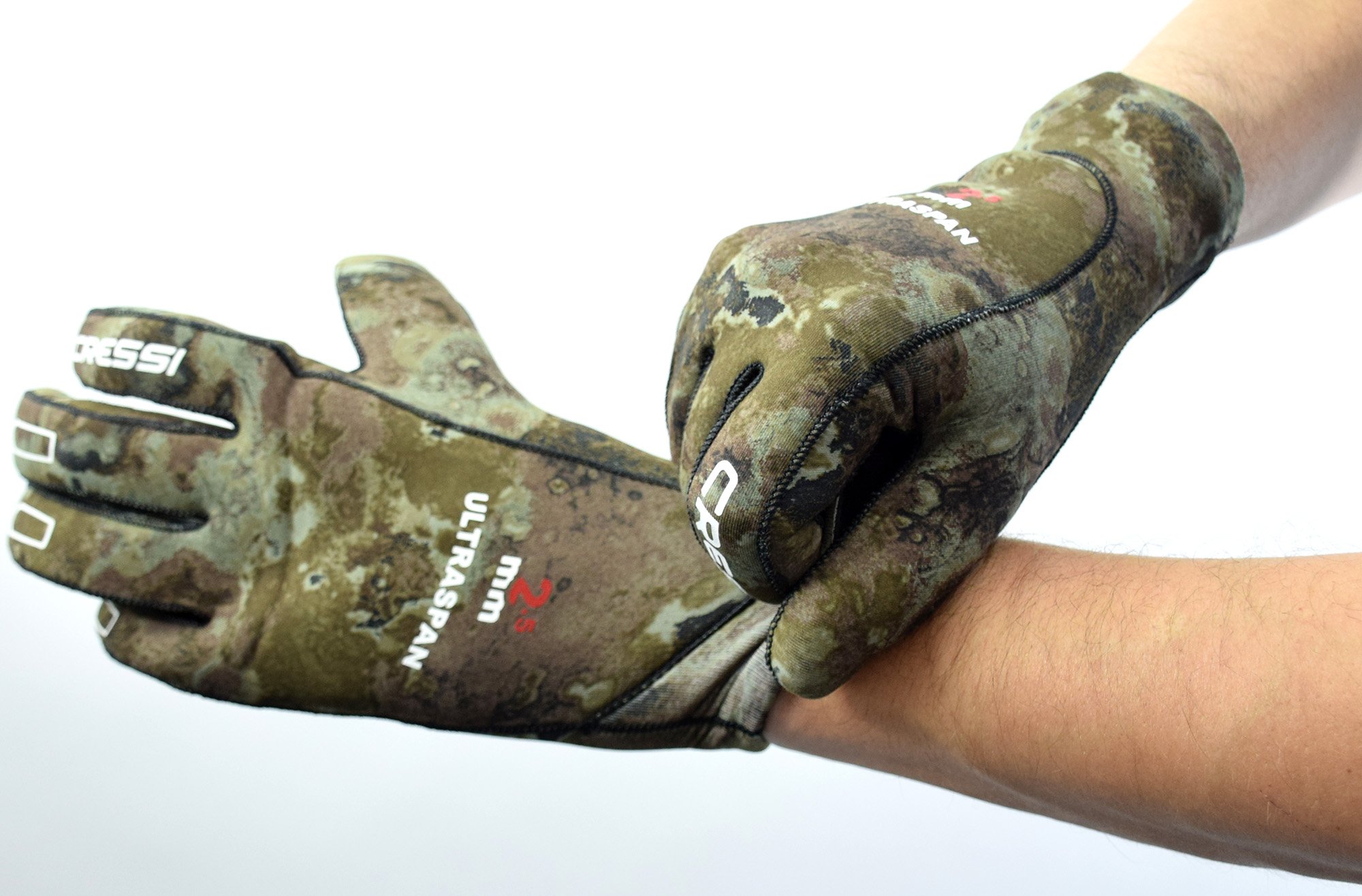 Cressi ULTRASPAN, 2.5mm Camo Diving Spearfishing Gloves Cressi
