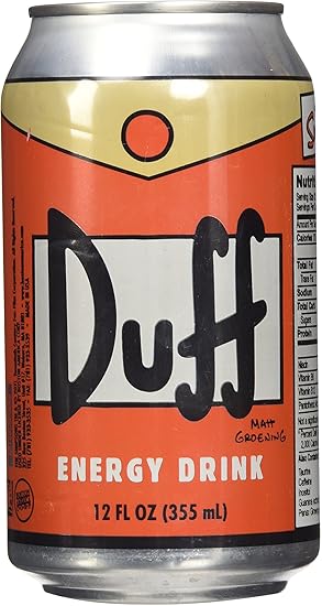 Simpsons Duff Beer Energy Drink Amazon Fr Epicerie