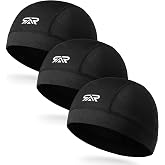 THINDUST 3-Pack Camo Helmet Liner Skull Cap Breathable Mesh for Men Women | Lightweight Cooling Moisture-Wicking Quick-drying Under Motorcycle Cycling Sports Hard Hat Liner