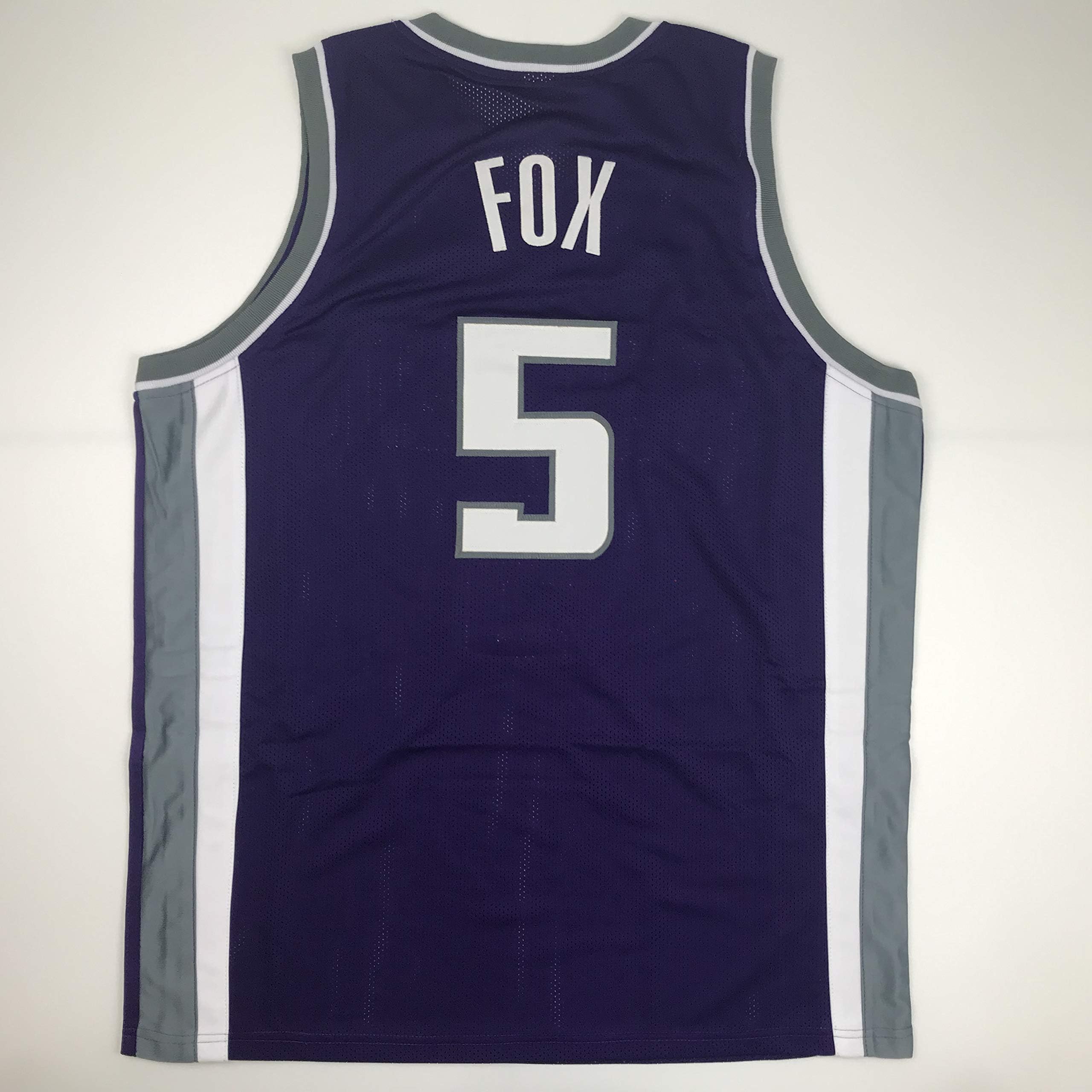 Unsigned De'Aaron Fox Sacramento Purple Custom Stitched Basketball Jersey Size Men's XL New No Brands/Logos