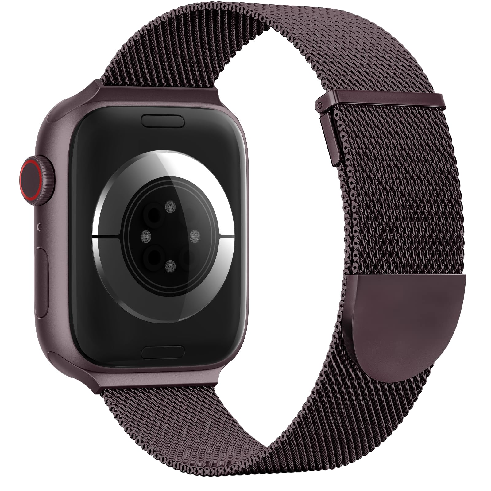Higgs Strap Compatible with Apple Watch Straps 42mm 46mm 45mm 44mm 41mm 40mm 38mm 49mm for Women Men, Dual Magnetic Adjustable Metal Band for iWatch Series 11 10 9 8 7 6 5 4 SE Ultra 3 2 1