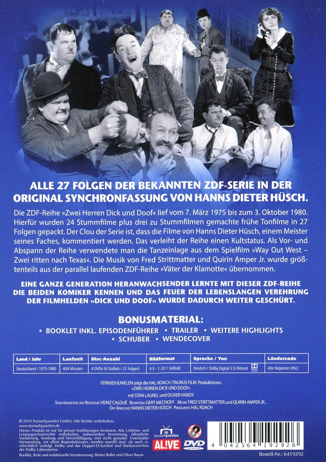 Zwei Herren Dick Doof Die Legendare Zdf Serie 4 Dvds Amazon De Stan Laurel Oliver Hardy Hal Roach Stan Laurel Oliver Hardy Hanns Dieter Husch Dvd Blu Ray