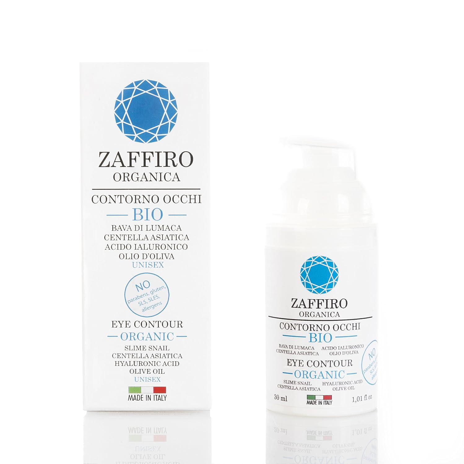 Zaffiro Organica Crema Antiarrugas Instantaneo con Baba de Caracol Natural Colageno Acido