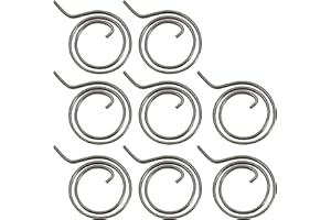 8Pcs Torsion Return Spring Replacement 28.5mm x 42mm x 20mm for Emtek Handle for Flylock Door Handles Spiral Torsion Flat Coi