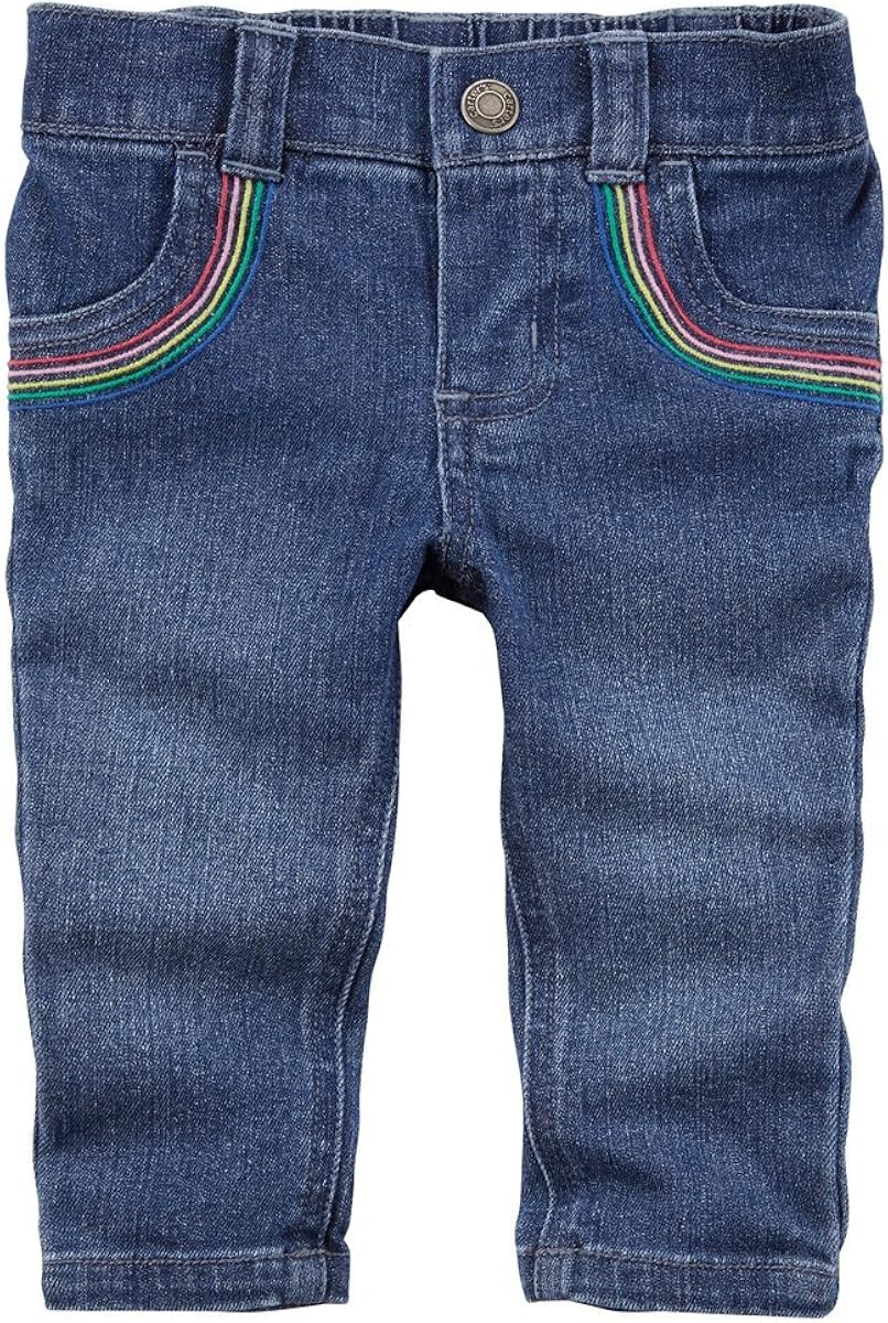 rainbow denim jeans