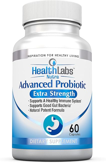 Amazon Com Advanced Probiotic Extra Strength Supplement For A Healthy Immune System Restores Good Bacteria Relieves Leaky Gut Nausea Indigestion Irritable Bowel Syndrome Health Personal Care