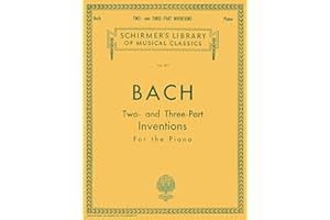 Bach - Two- and Three-Part Inventions for Piano Solo | Schirmer Library of Classics Vol. 813 | Baroque Keyboard Sheet Music f
