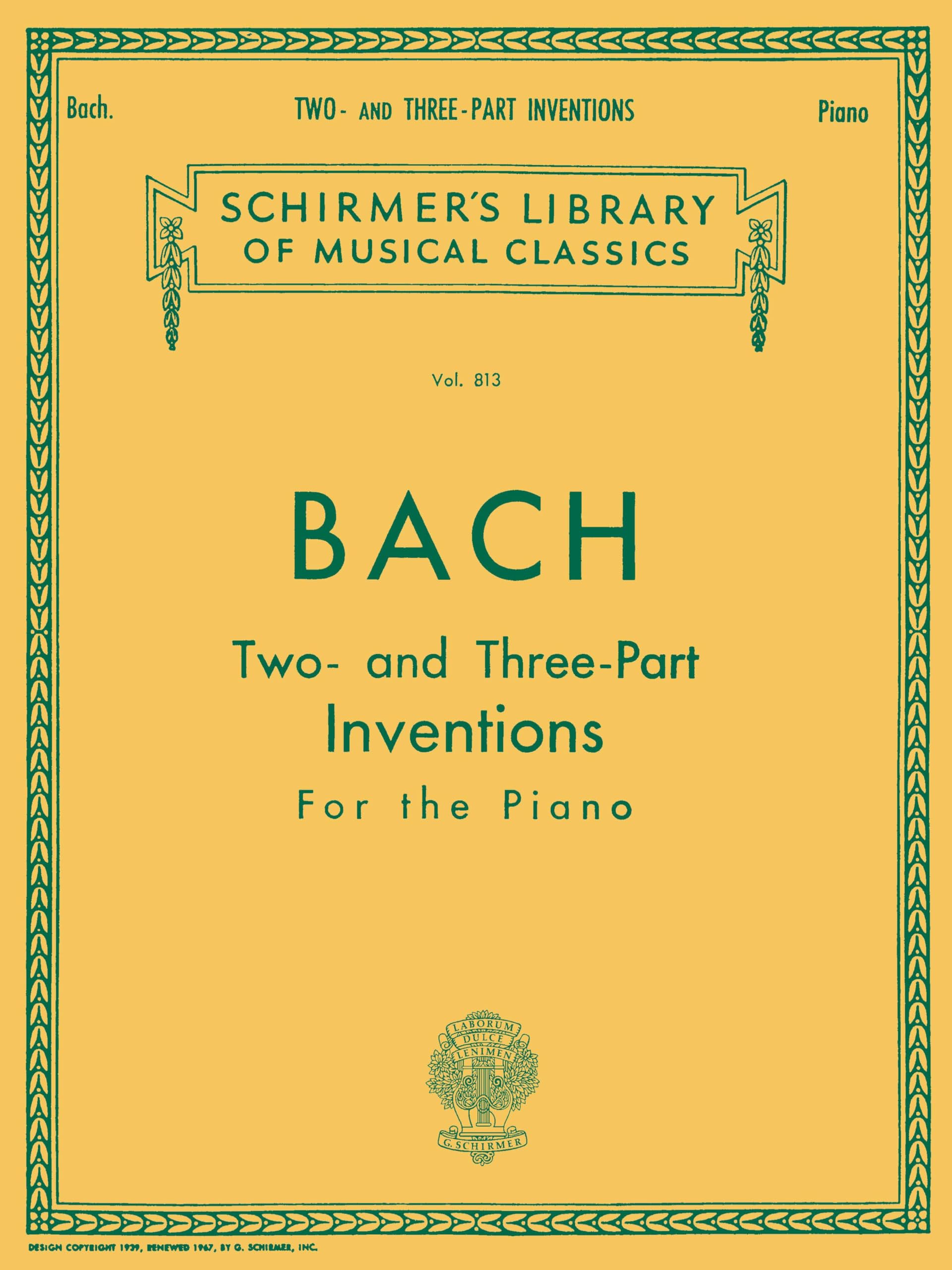 15 Two- And Three-Part Inventions: Schirmer Library of Classics Volume 813 (Schirmer's Library of Musical Classics)
