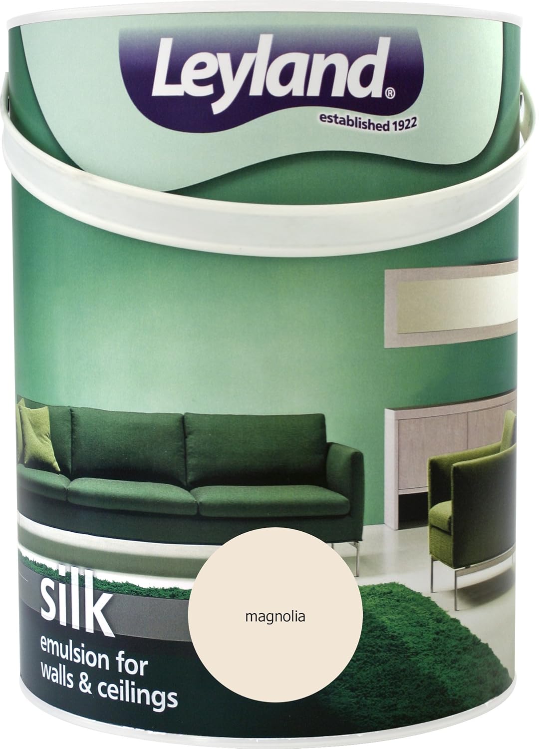 Leyland 306629 Silk Emulsion Paint, Magnolia, 5 Litre Amazon.co.uk