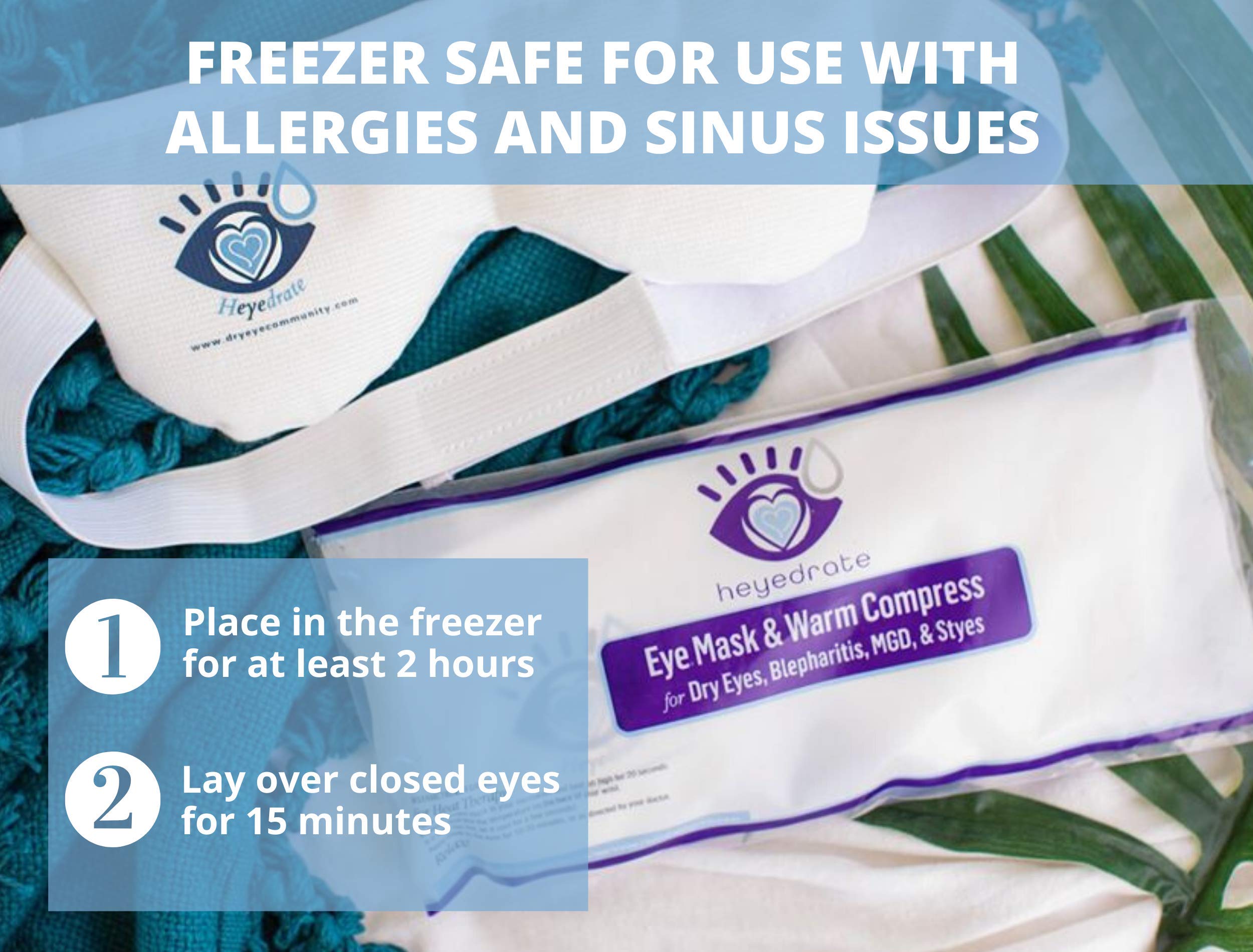 Mua Heated Eye Mask for Dry Eyes, Styes, and Blepharitis Soothing Warm Compress for Relief of