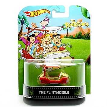 THE FLINTMOBILE * THE FLINTSTONES * Hot Wheels 2013 Retro Series Die Cast Vehicle