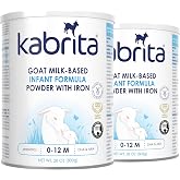 Kabrita Goat Milk Infant Formula Powder, Gentle Digestion, 28 oz, Pack of 2 | Gentle Alternative to Cow's Milk, with Iron, DHA, ARA &amp; Prebiotics, for Infants 0&ndash;12 Months