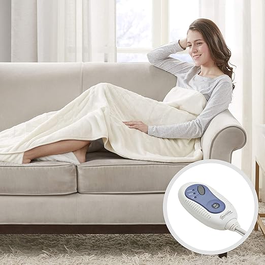 Amazon Com Beautyrest Foot Pocket Soft Microlight Plush Electric