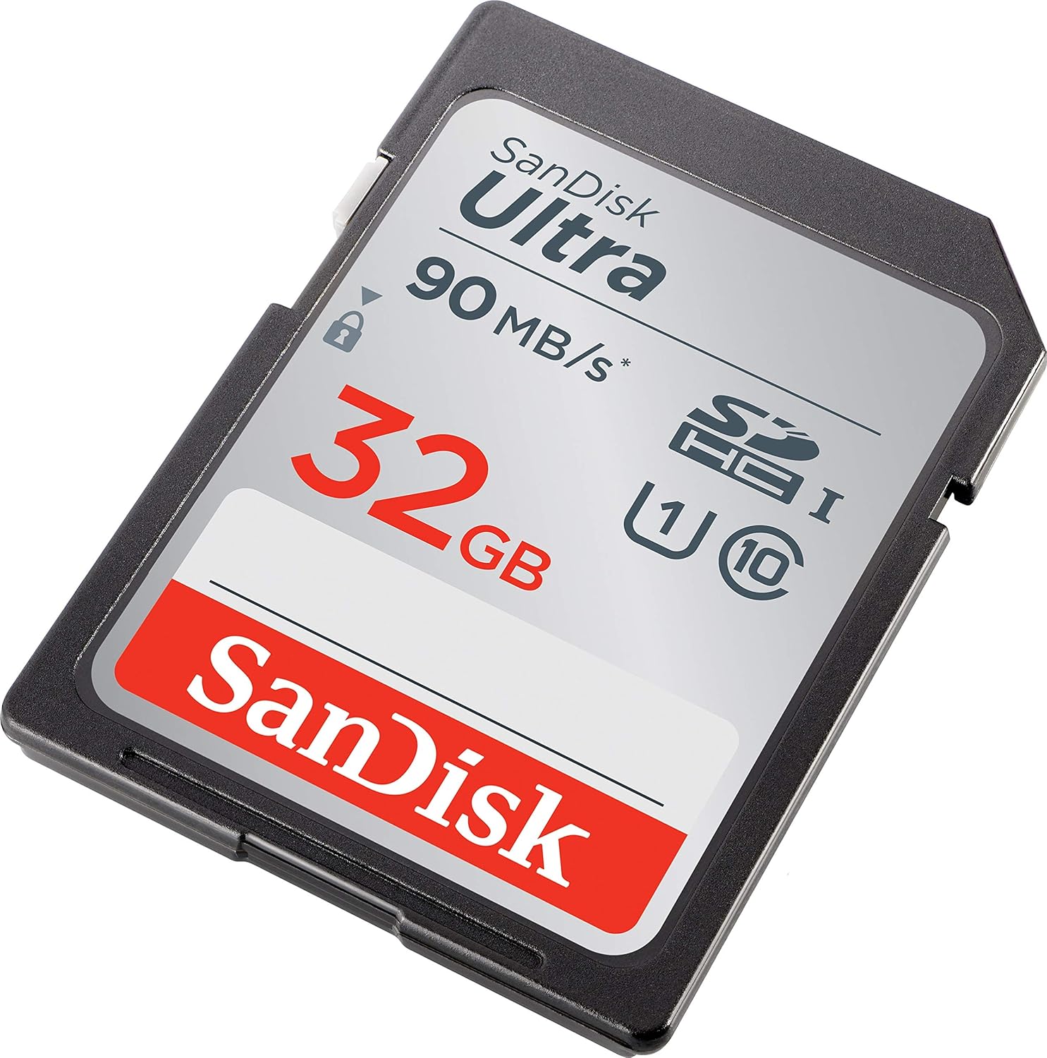 SanDisk 32GB Ultra SDHC UHS-I Memory Card - 90MB/s, C10, U1, Full HD, SD Card - SDSDUNR-032G-GN6IN: Computers & Accessories