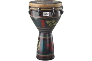 REMO Djembe, MONDO™, Designer Series, Key-Tuned, 14" x 25", SKYNDEEP®, Contour Tuning Brackets, Adinkra Finish