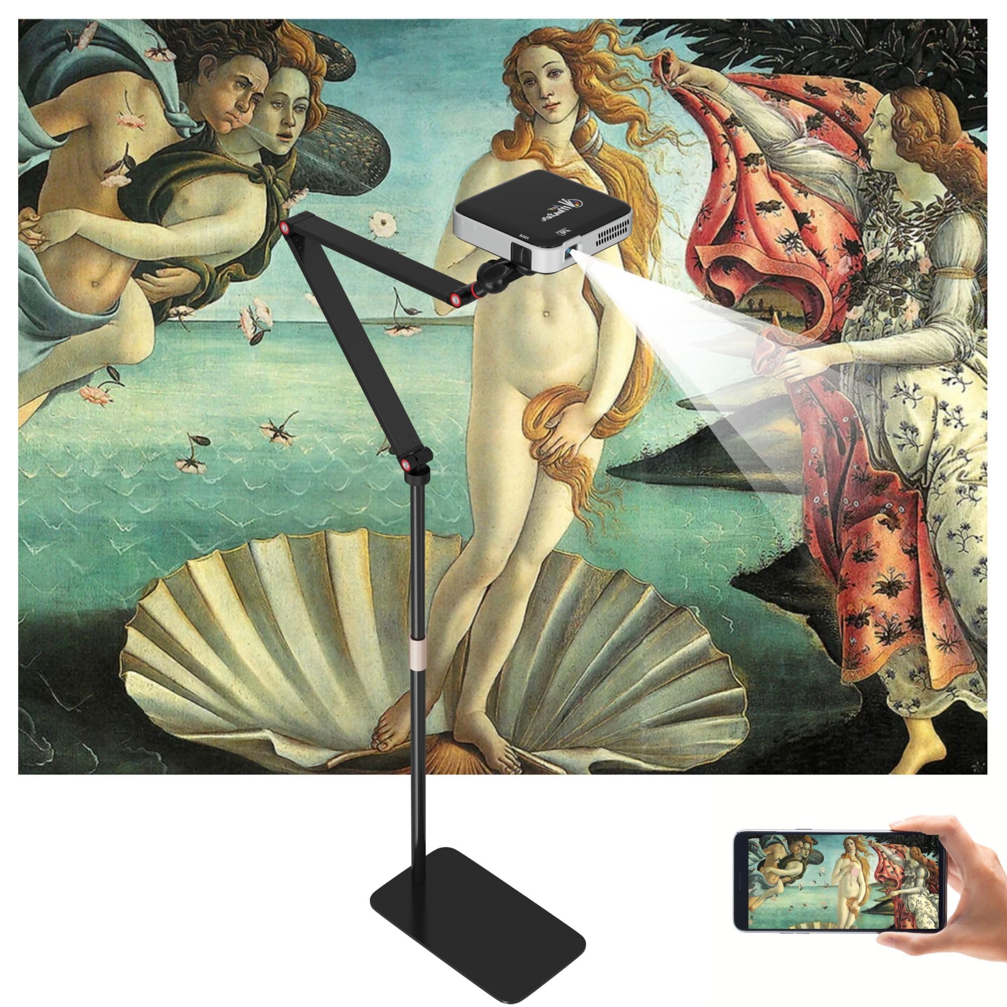Photo 1 of Art Master Professional Art Projector Ideal For Tracing Drawing Sketching Murals And Tattoos, wireless HD Digital Image Replication, Screen Mirroring HDMI & USB Portable Design Long Lasting Batteries.