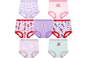Marvel girls Spiderman and Ghost Spider Amazon Exclusive Toddler 7-pack of 100% Combed Cotton Panties in Sizes 2/3t, 4t & 5t