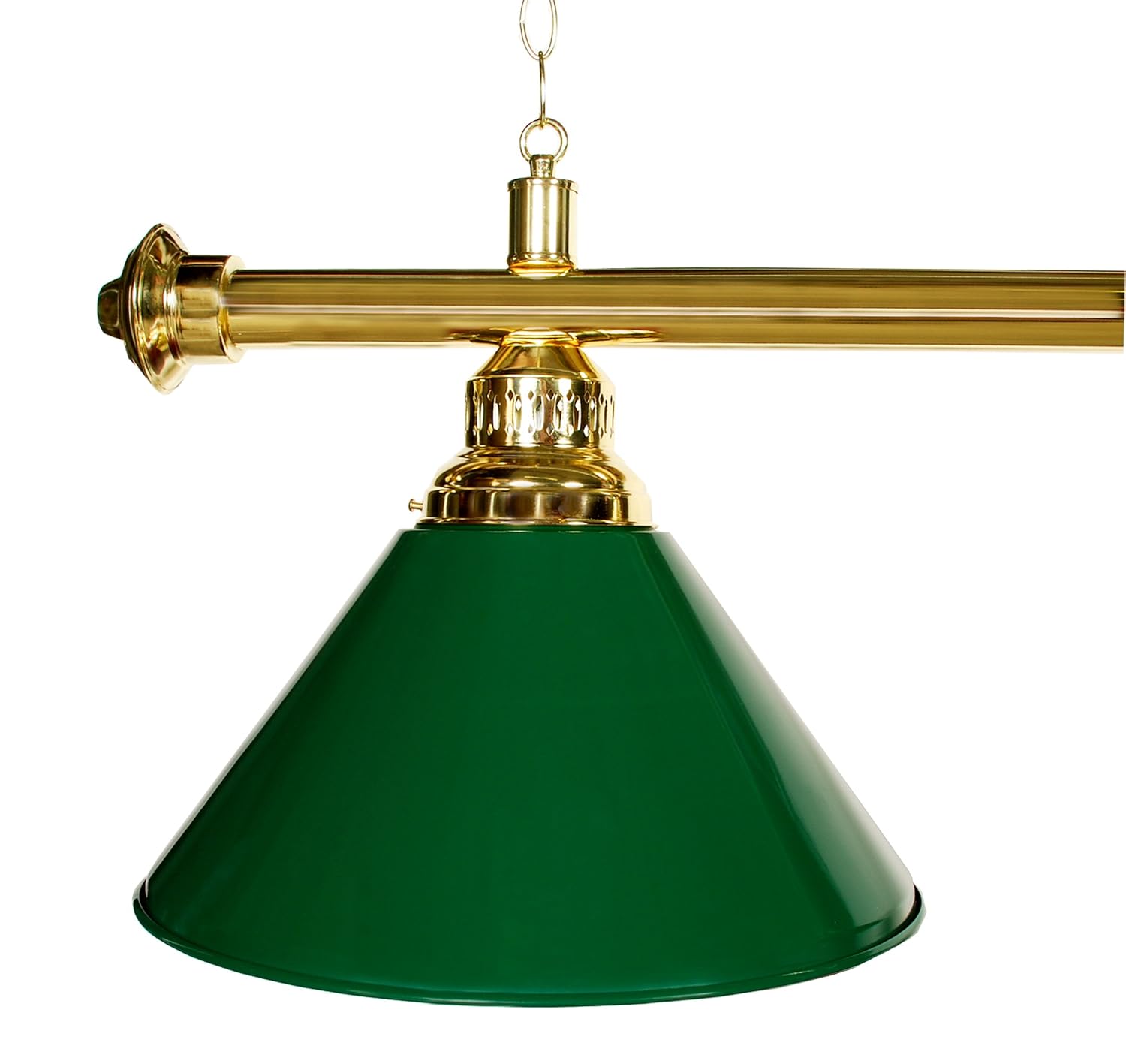 72Inch Iszy Billiards Metal Pool Table Light Billiard Lamp Brass Rod