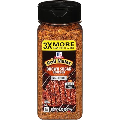 McCormick Grill Mates Brown Sugar Bourbon Seasoning, 9.75 oz