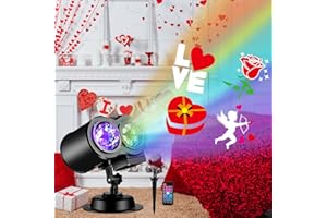 2026 Upgraded Brighter Valentines Decorations Projector Lights Outdoor,FLITI 19 HD Slides & 11 Theme Holiday Projector,Ocean 