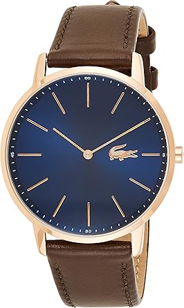 Lacoste Reloj Analógico para Hombre de Cuarzo con Correa en Cuero 2011018