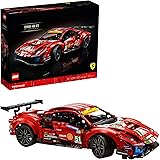 LEGO Technic Ferrari 488 GTE “AF Corse #51” 42125 - Champion GT Series Sports Race Car, Exclusive Collectible Model Kit, Coll