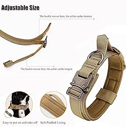 Tactical Dog Collar, Adjustable Military Training